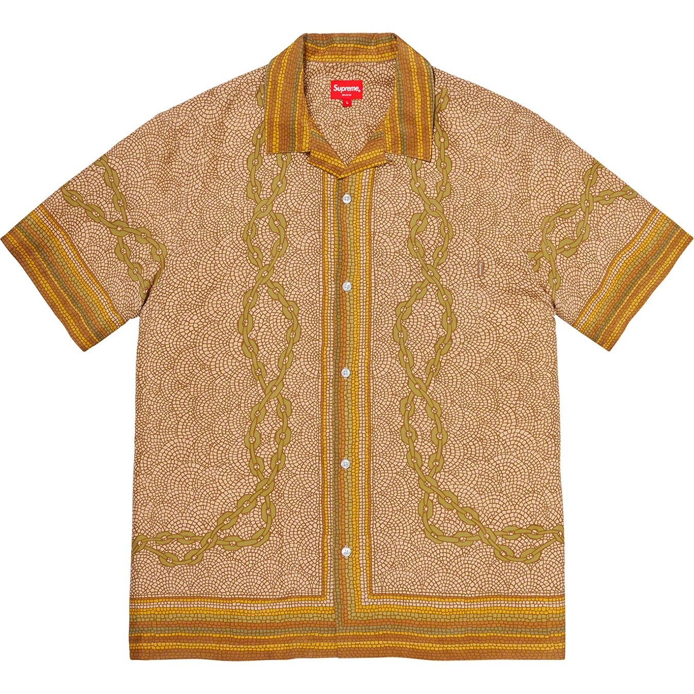 Mosaic Silk S/S Shirt view 4